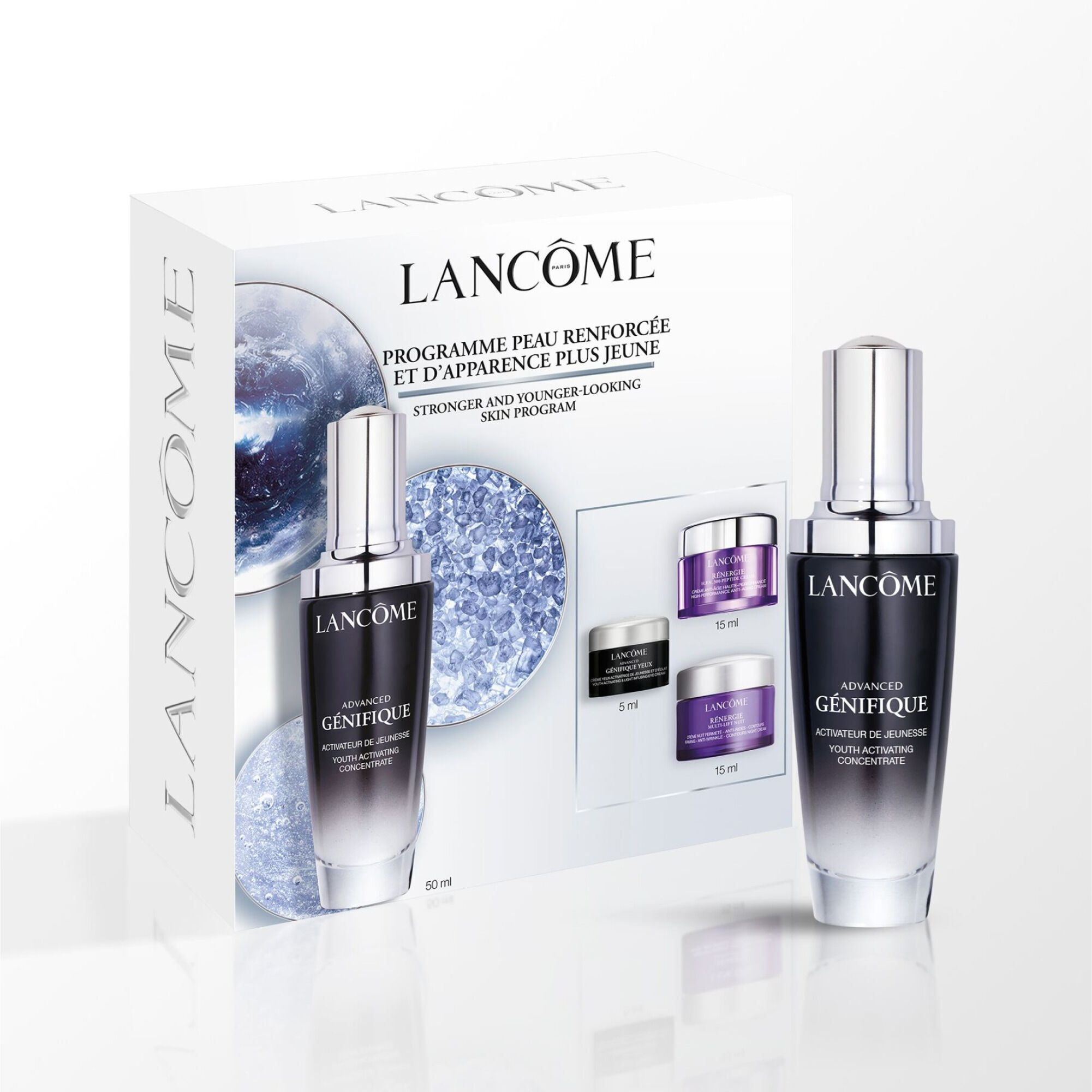 【12月スーパーSALE 15%OFF】 50Ml Serum Génifique Advanced Set Australia Lancôme | ブースター・導入液