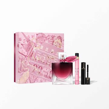La vie est belle holiday set containing: LA VIE EST BELLE ELIXIR VERY CHERRY 50ML - LA VIE EST BELLE ELIXIR VERY CHERRY 10ML - HYPNOSE MASCARA MINI 2ML